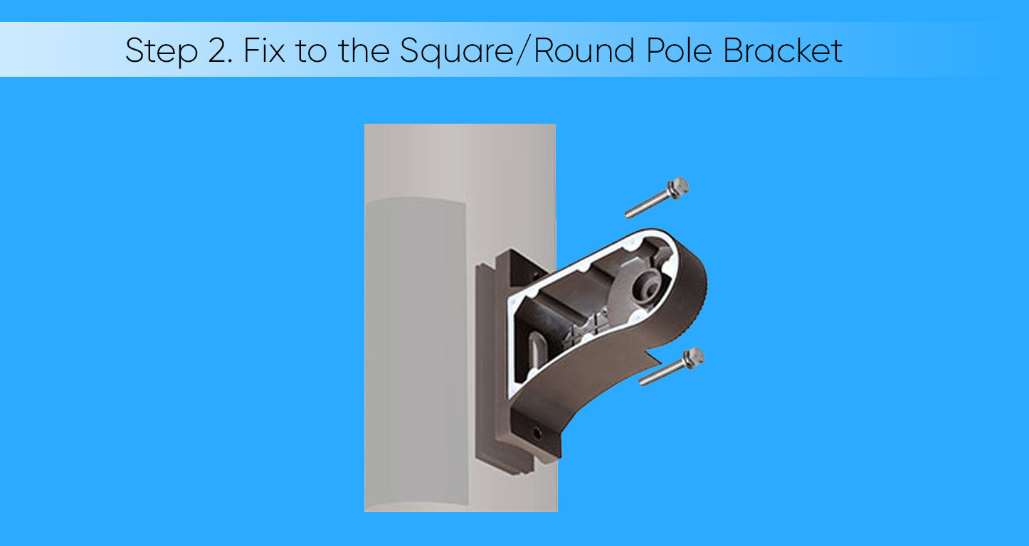 Installing LED Parking Lot Lights step 2