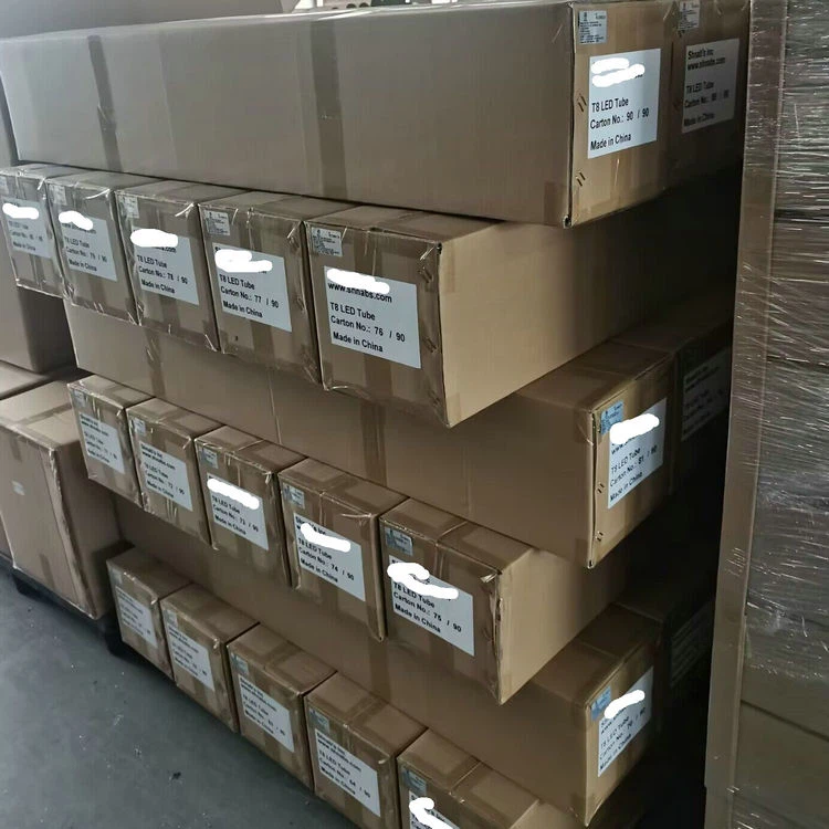 2250pcs isolated t8 led tube light for clean room from Canadian customers was delivery by sea