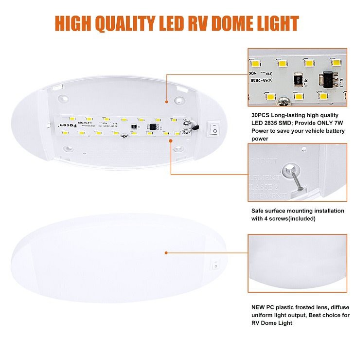 High quality Led RV dome light