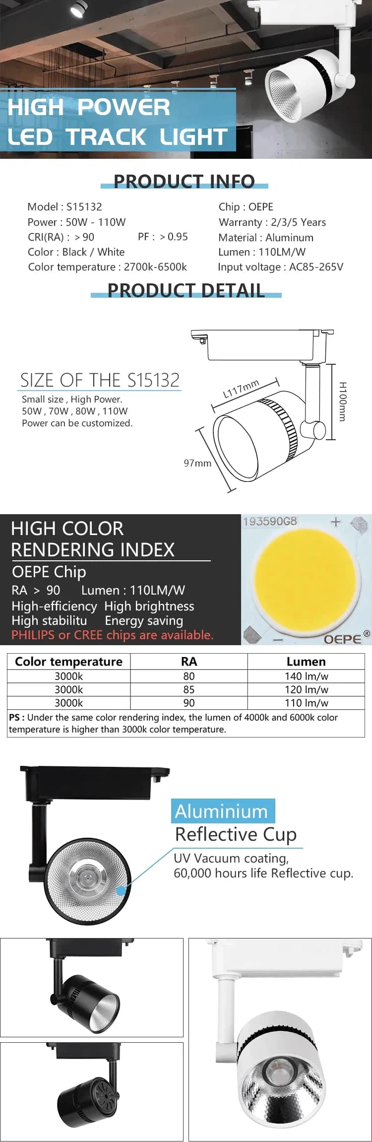 led tracklight detail led tracklight detail