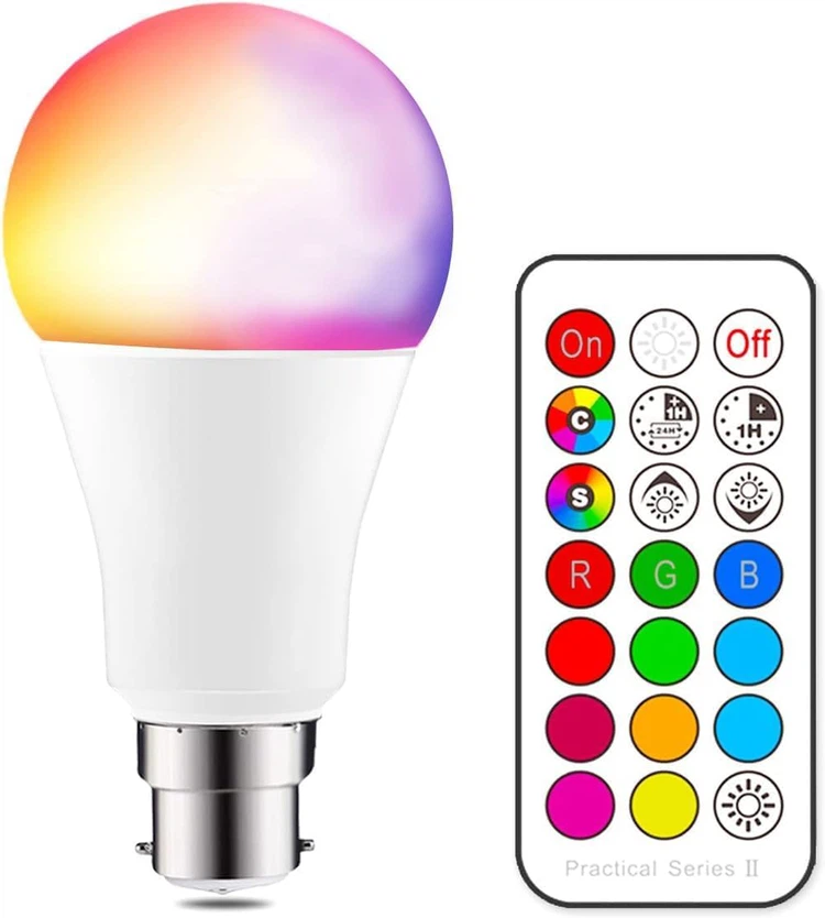 colour changing light bulb bayonet colour changing light bulb bayonet