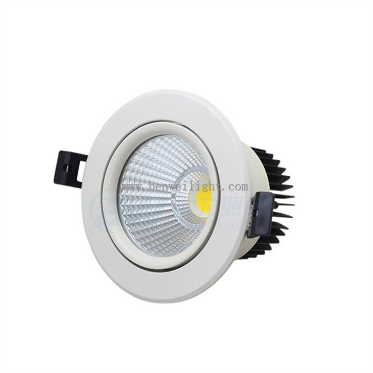 LED outside soffit downlights