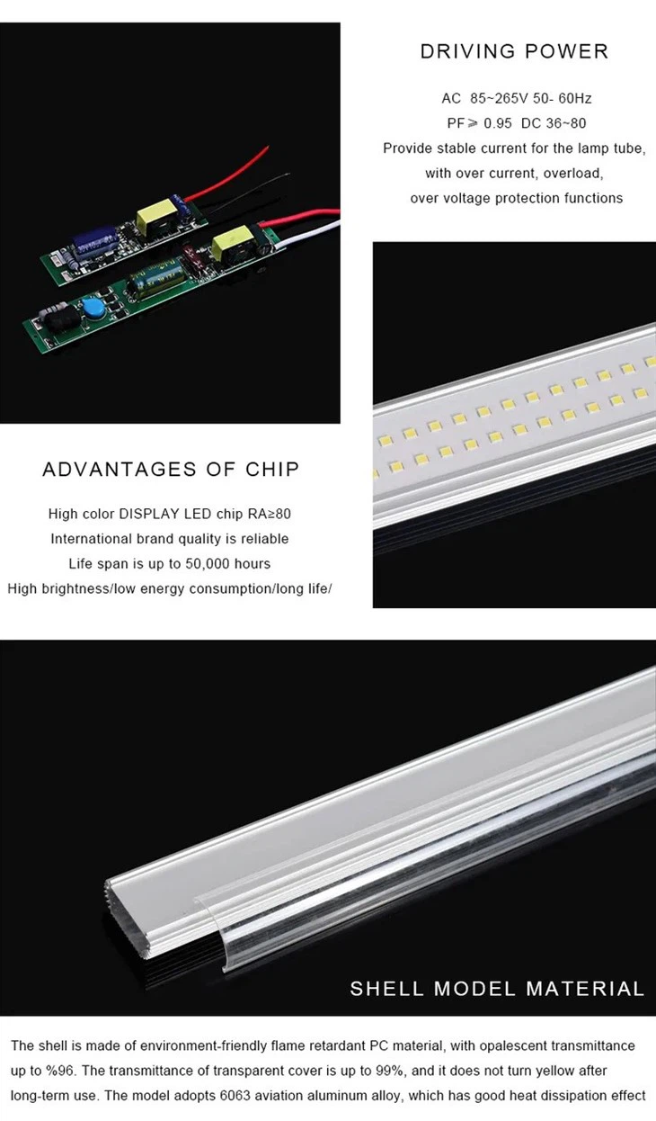 2G11 4 Pin Base LED Tube Light 18W detail