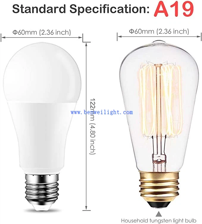 E26 Medium Base A19 Bulb