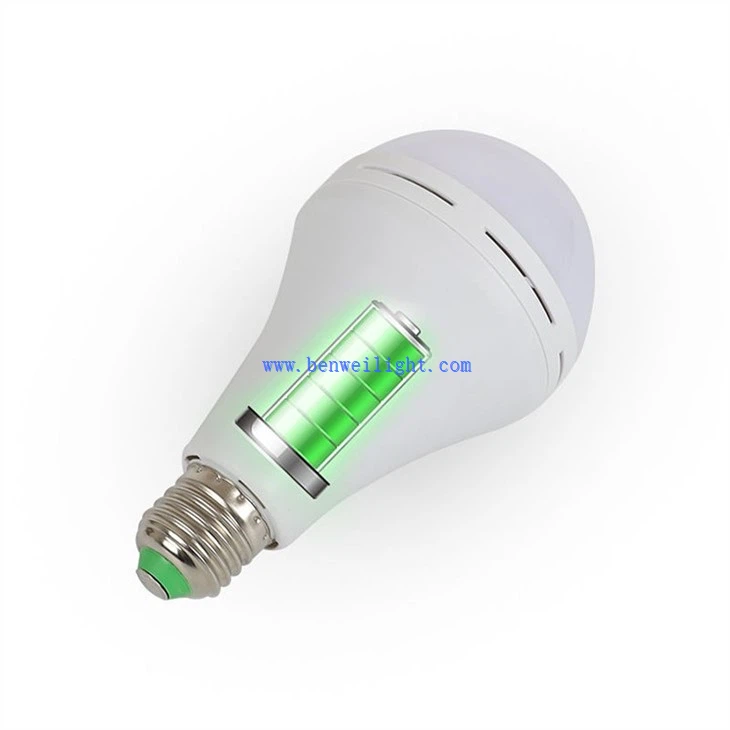 Light Bulb With Rechargeable Battery