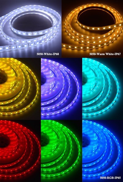 5050 12V Red LED Strip Light