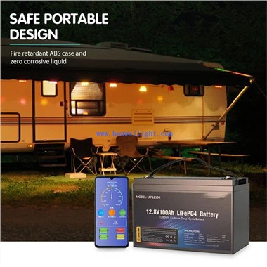 Lithium Iron Phosphate Battery 12v 100ah
