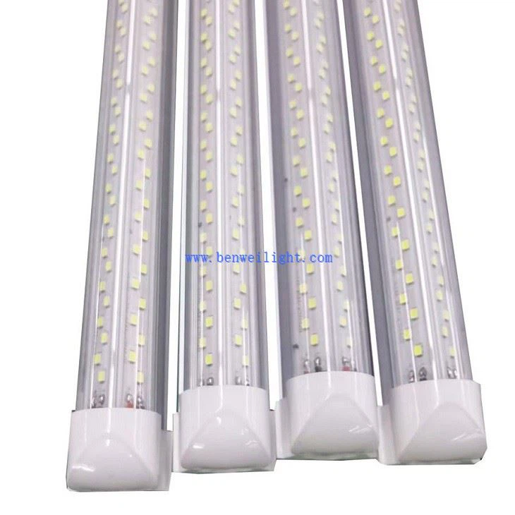 t8 4ft v shape led tube 30w integrated 6500k clear