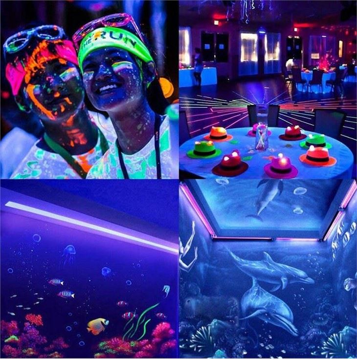 48 inch led black light