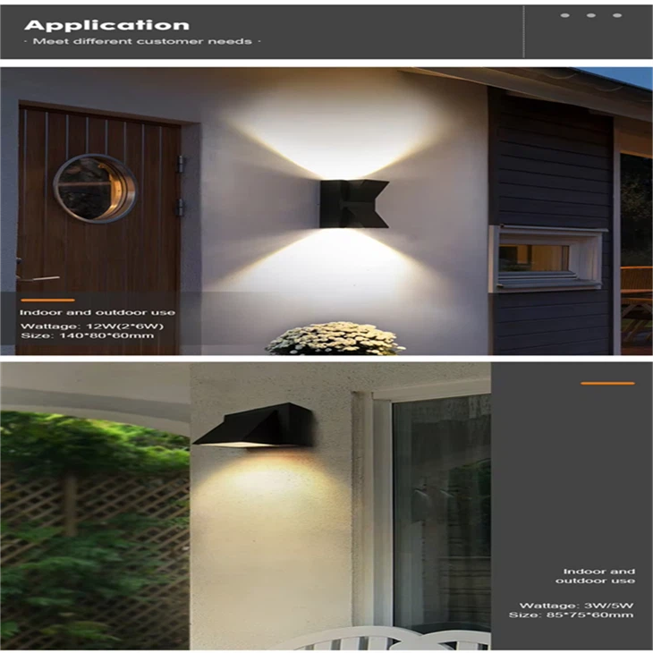Indoor Wall Light, 4 Pcs Led Modern Wall Lamp high quality