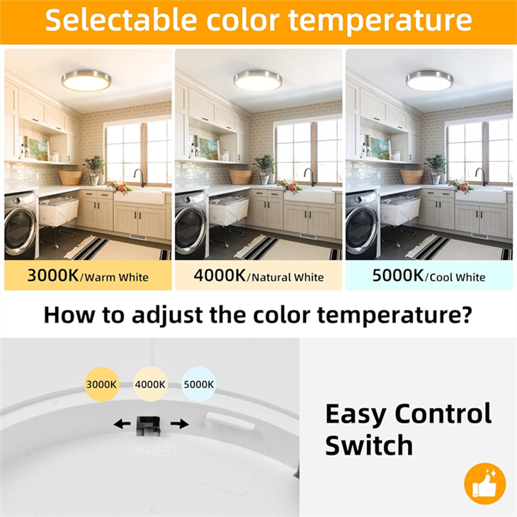 Surface Mounted LED Panel Light Dimmable Ceiling Downlight Wall Lamp factory