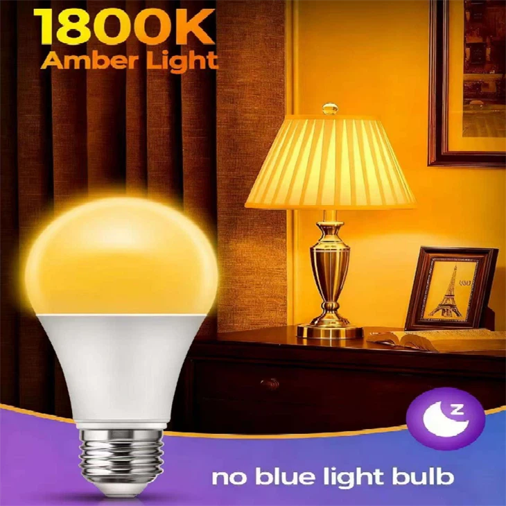 Amber 590nm Led Bulb Light 100% No Blue Light suppliers