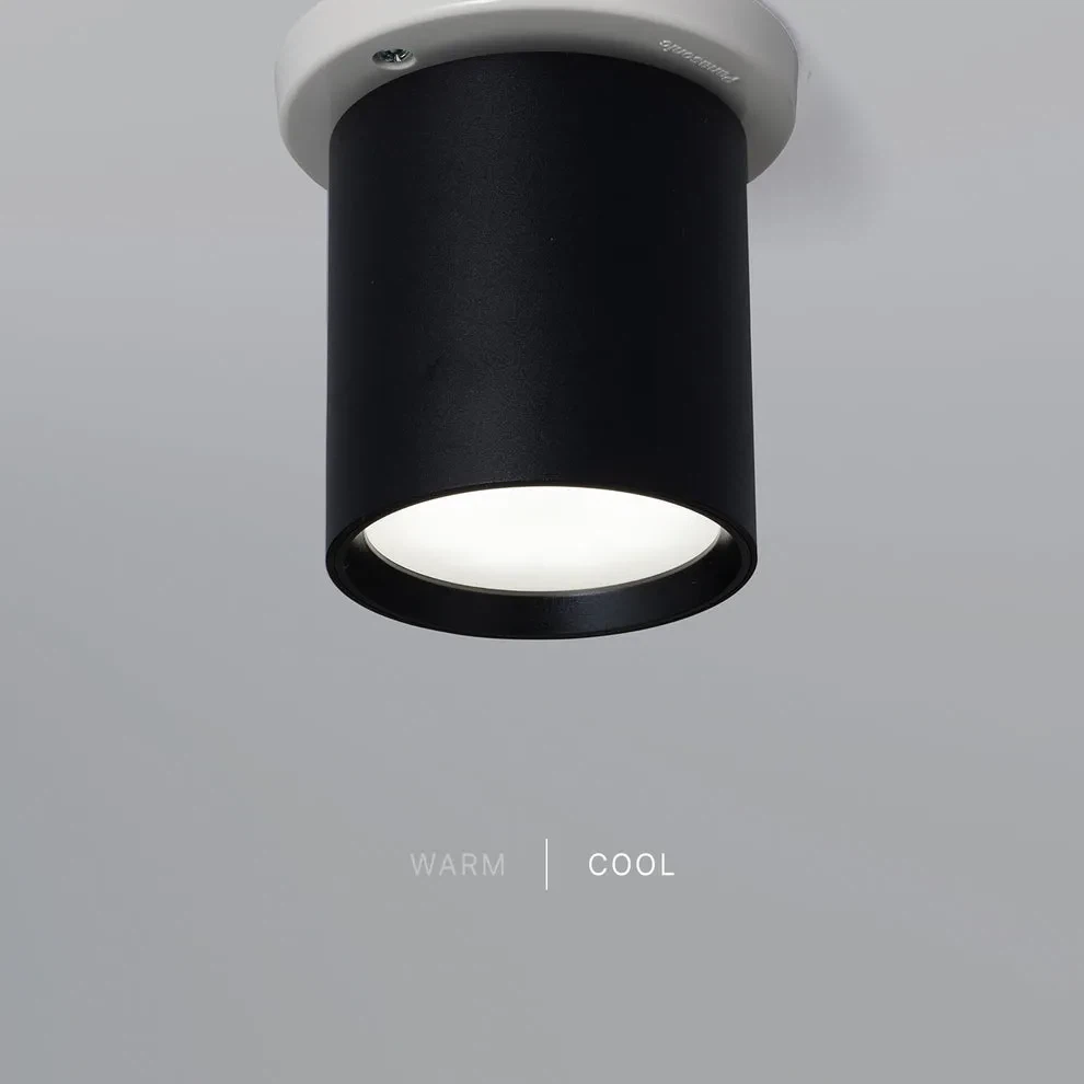 Adjustable LED COB Surface Mount Spotlight, Black/White high quality