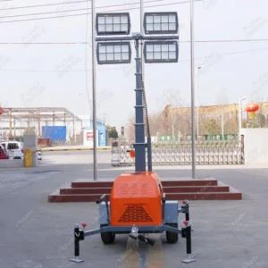 LED Mobile/Trailer LED Hydraulic Diesel Lighting Tower price