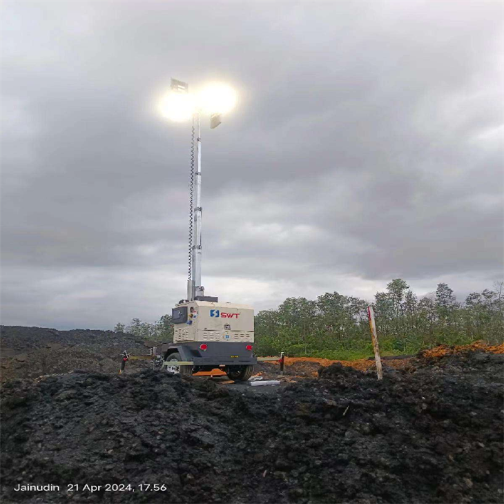 350W×4 Portable Mobile LED Lighting Tower best