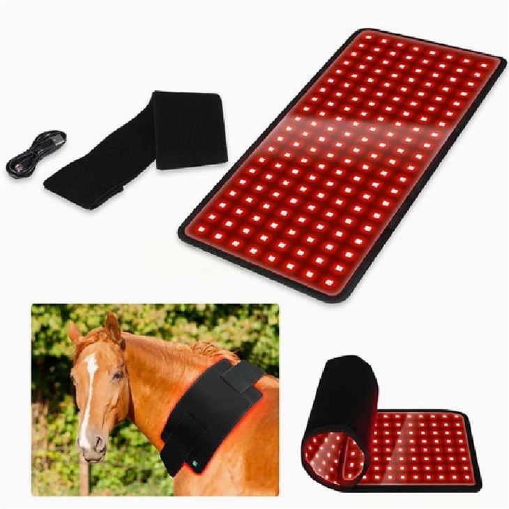 660nm 850nm LED Red Light Therapy Horse Leg Wraps, Battery Operated
