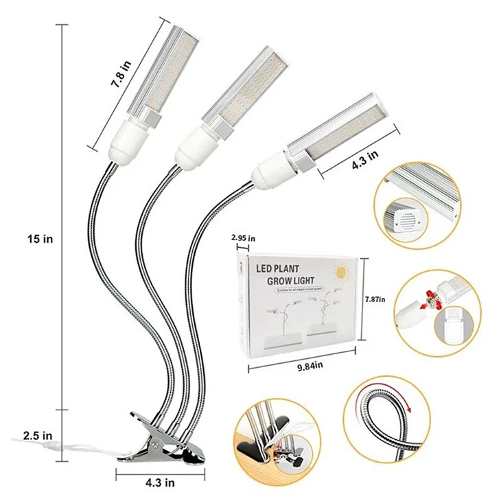 68W Full Spectrum LED Grow Light | Dimmable Indoor Plant Growing Lamp