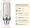 20W Corn Light Bulb 180W Equivalent, 3000K Warm White, 2000LM, Non-dimmable, Flicker Free - 3 Pack