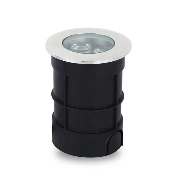 42mm-75mm Stainless Steel Buried LED Light - IP68 Waterproof 1W/3W Underground Lamp