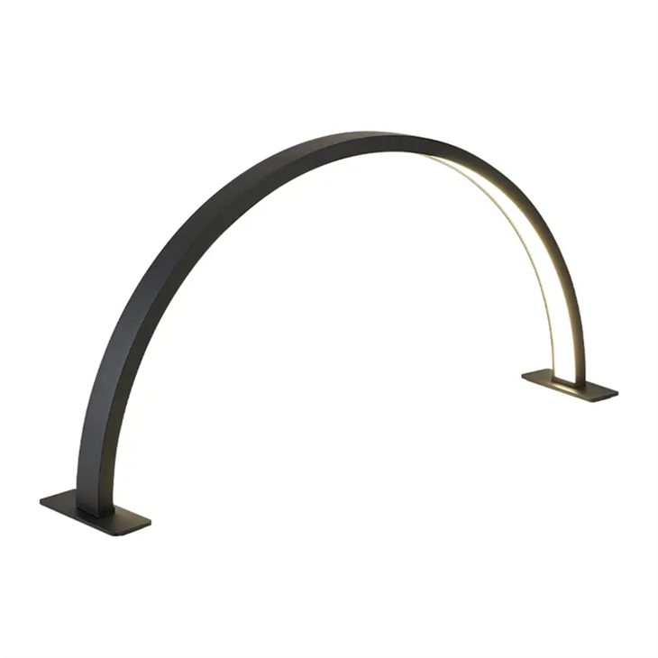 75cm Half Moon Nail Table Lamp Foldable LED factory