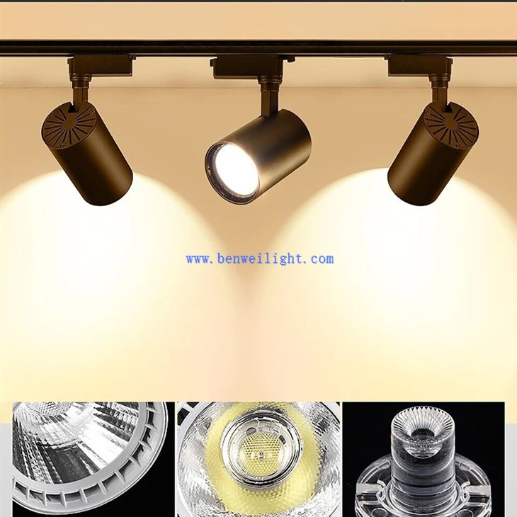 Adjustable Angle 10/15/25/35W Surface Mounted LED Track Light