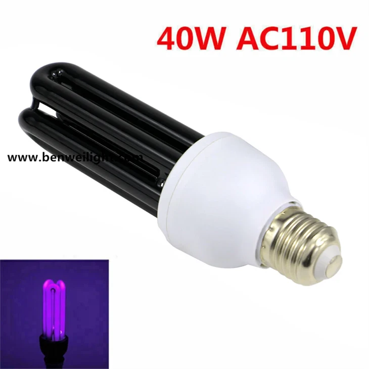E27 Screw 110V/220V 365nm UV Blacklight Energy Saving Bulb factory