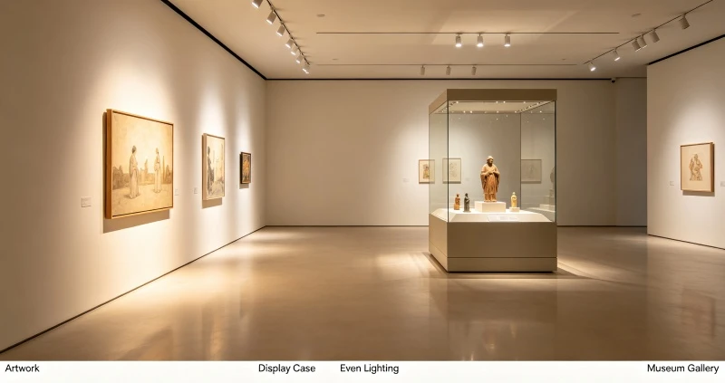Museum lighting balancing preservation and presentation Museum lighting balancing preservation and presentation