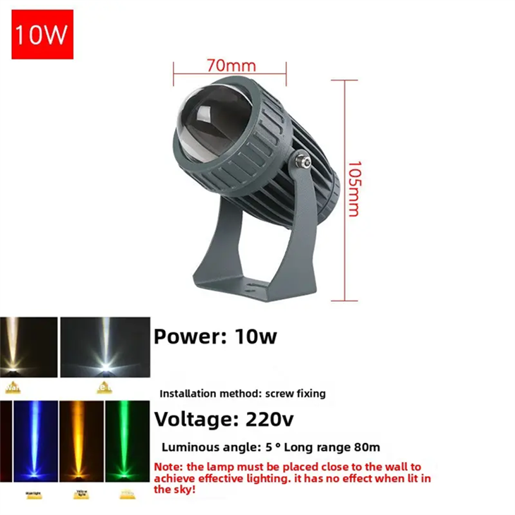 IP68 Waterproof RGB LED Floodlight – Super Bright Beam Light For Outdoor Walls & Hotels