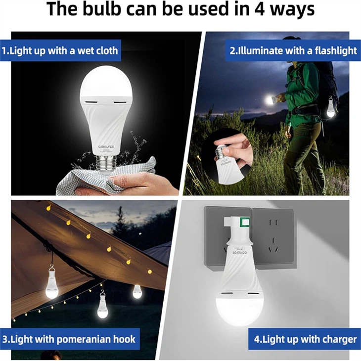 LED Emergency Rechargeable Bulb - LSA60E27 suppliers