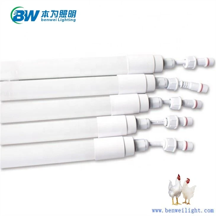 LED Poultry Tube Light Dimmable Waterproof