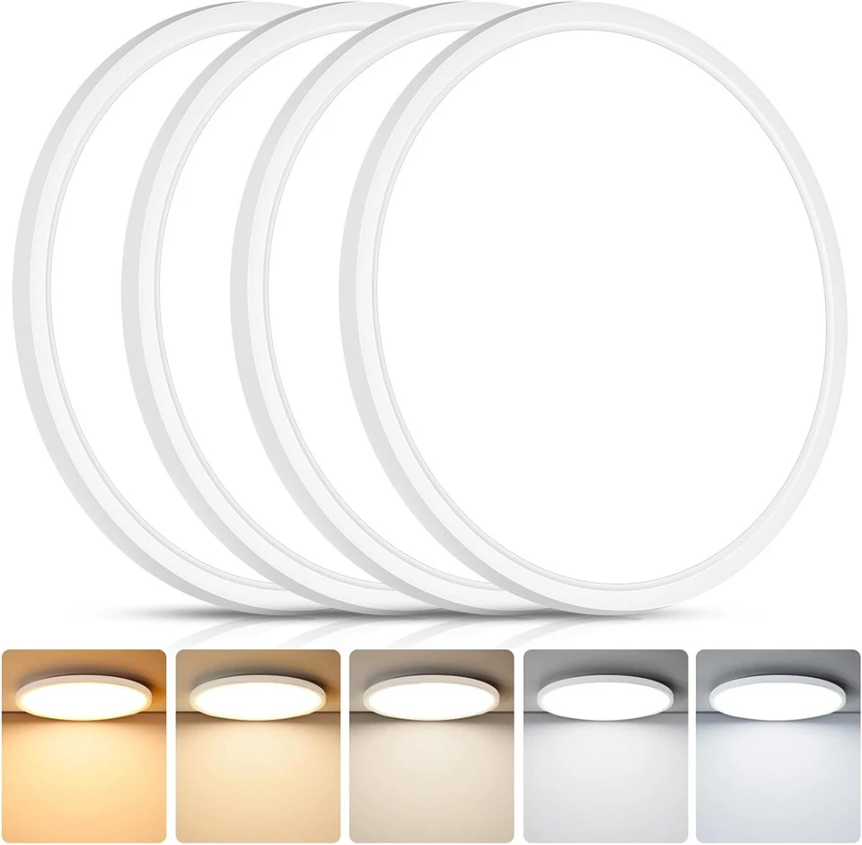 LED Recessed Circular Ceiling Light Fixture