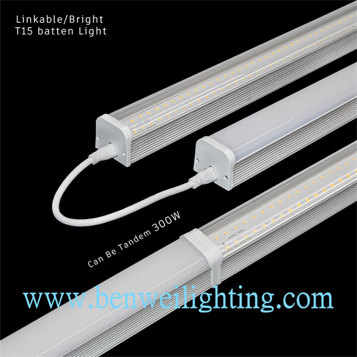 Linkable Aluminum LED Batten Light (IP20, T8/T12 Compatible, Dimmable, SMD) best