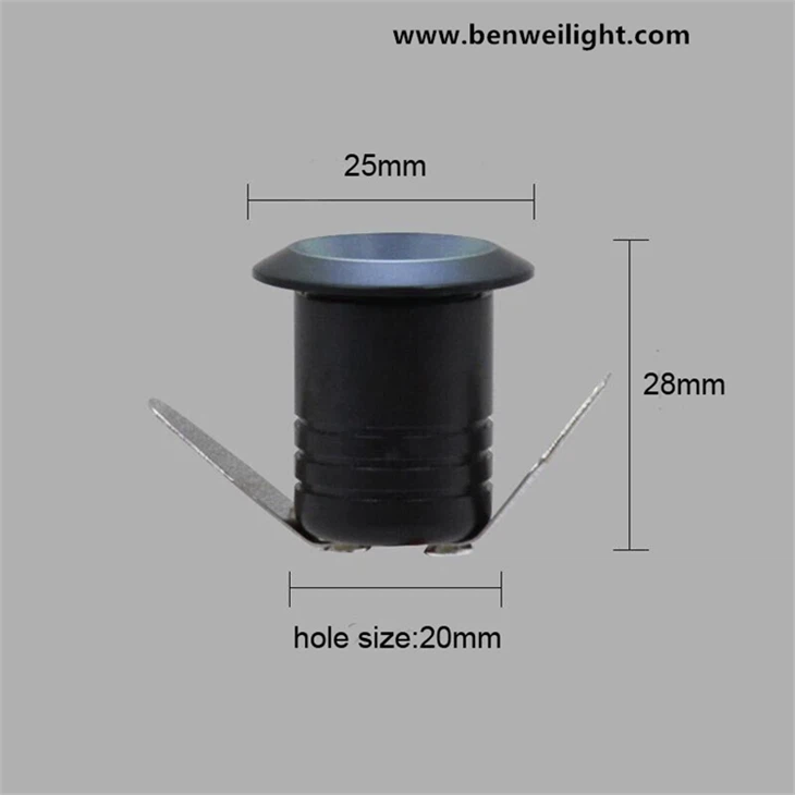 Mini LED Downlight Under Cabinet Spot Light 1W Recessed Ceiling Lamp 110V-240V factory