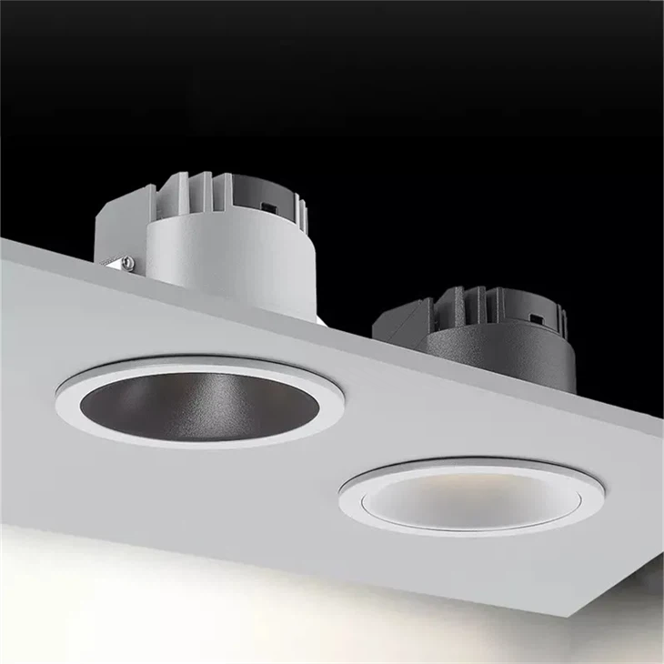 Recessed LED Downlight – 7-40W Anti-Glare, Die-Cast Aluminum For Commercial Use