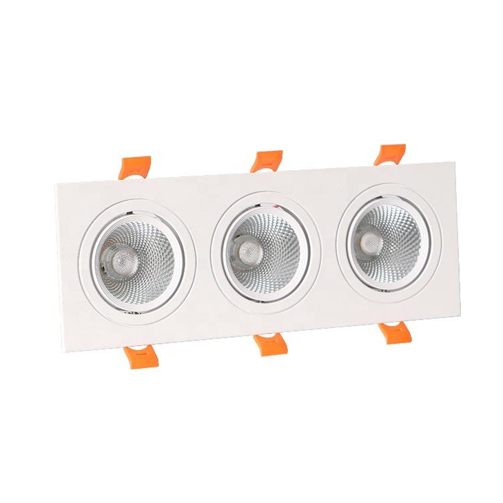 Recessed LED Downlight - Square COB Spotlight (Single/Double/Triple Head) best