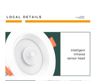 12W AC85-265V LED Ceiling Light