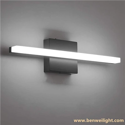 16" Dimmable LED Vanity Light Bar | ETL Listed | Black
