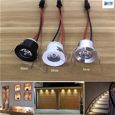 1W Mini COB LED Downlight - Ceiling/Cabinet (110-240V)