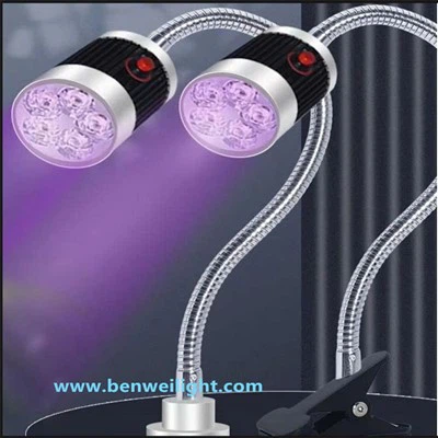 365 nm LED Purple Fluorescent Detection Light Anti-counterfeiting Lighting, Glue Detection Magnetic Type