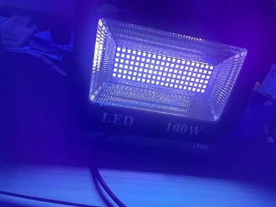 365nm 395nm UV LED Blacklight Floodlight 20w 50w 100w