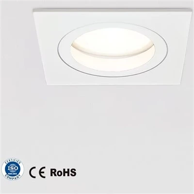 Modern Swivel Square Adjustable LED Recessed Ceiling Downlight
