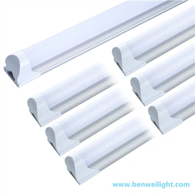 4FT Integrated T8 LED Shop Light: 24W 6500K Linkable Garage Fixture