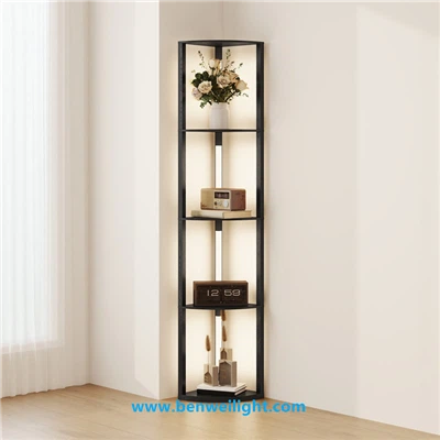 Dimmable Corner Floor Light - Black