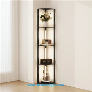 Dimmable Corner Floor Light - Black