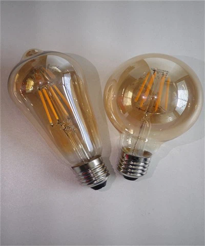 G45 E14 Clear Filament LED Bulb - 6W Decorative Light, Warm White Glow