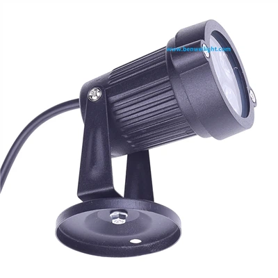 Bright outdoor wall-mounted spotlight, 5W COB, for garden, courtyard, and path lighting.