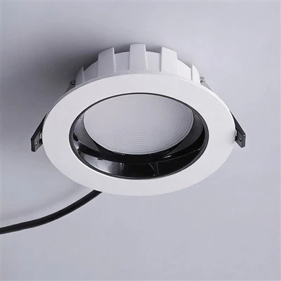 Recessed COB LED Downlight | Minimalist Aluminum Ceiling Light with High CRI