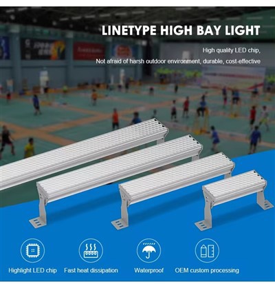 Led Linetype High Bay Light For Badminton Court