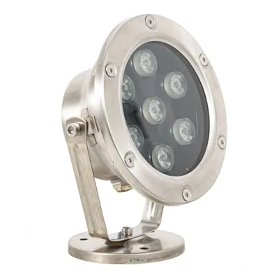 LED IP68 Waterproof Submersible Spot Light, 12V Change Landscape Lamp