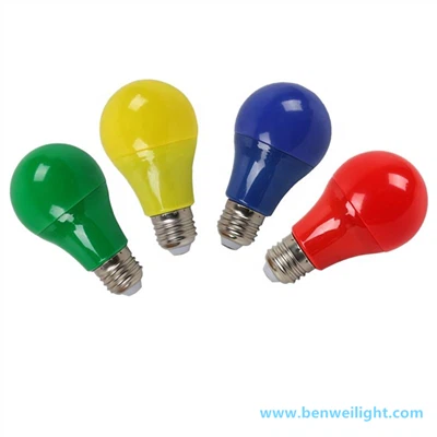 Low Blue Light 7W LED Bulb: Red/Yellow, E26/E27/B22